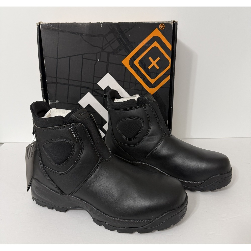5.11 TACTICAL Company CST 2.0 Men's 12W Composite Toe Boots Black Leather NIB